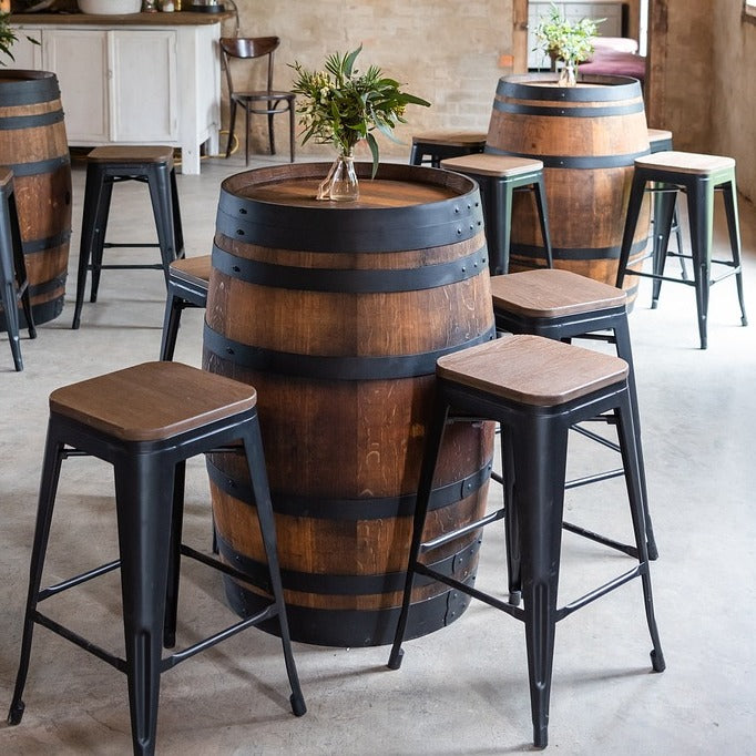 Black Bar Stools with Sleek Black Bases Shop Now Furniture