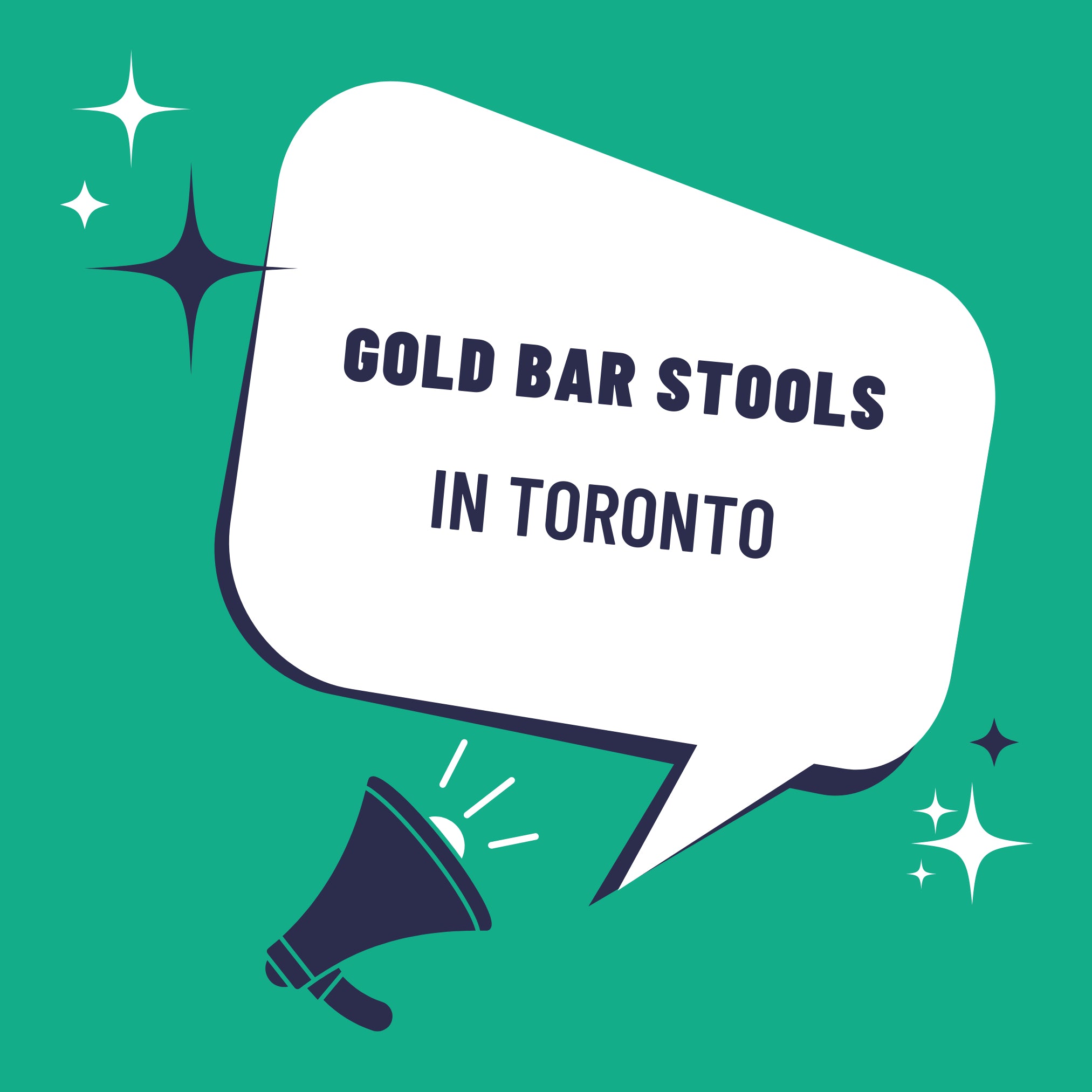 Buy Gold Bar Stools in Toronto Furniture