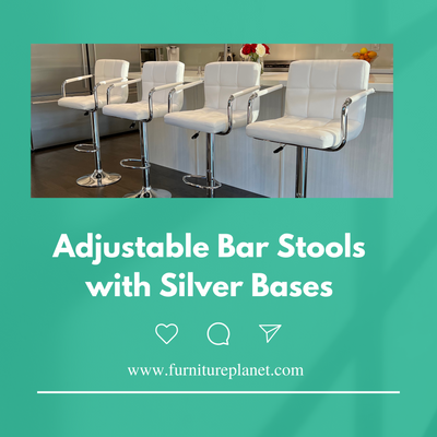 Bar Stools with Silver Bases: Finding the Perfect Fit