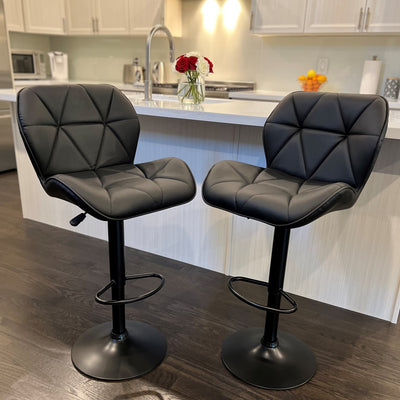 The Iconic Butterfly Double Black Bar Stools