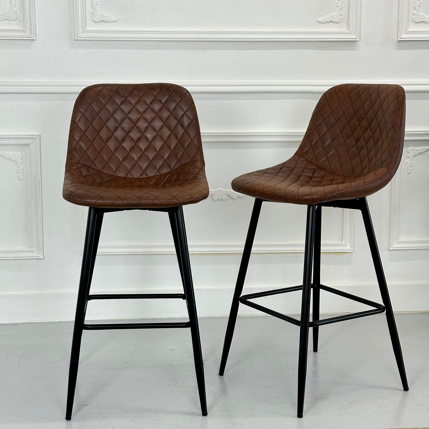 Dimo Brown Counter Height Bar Stools