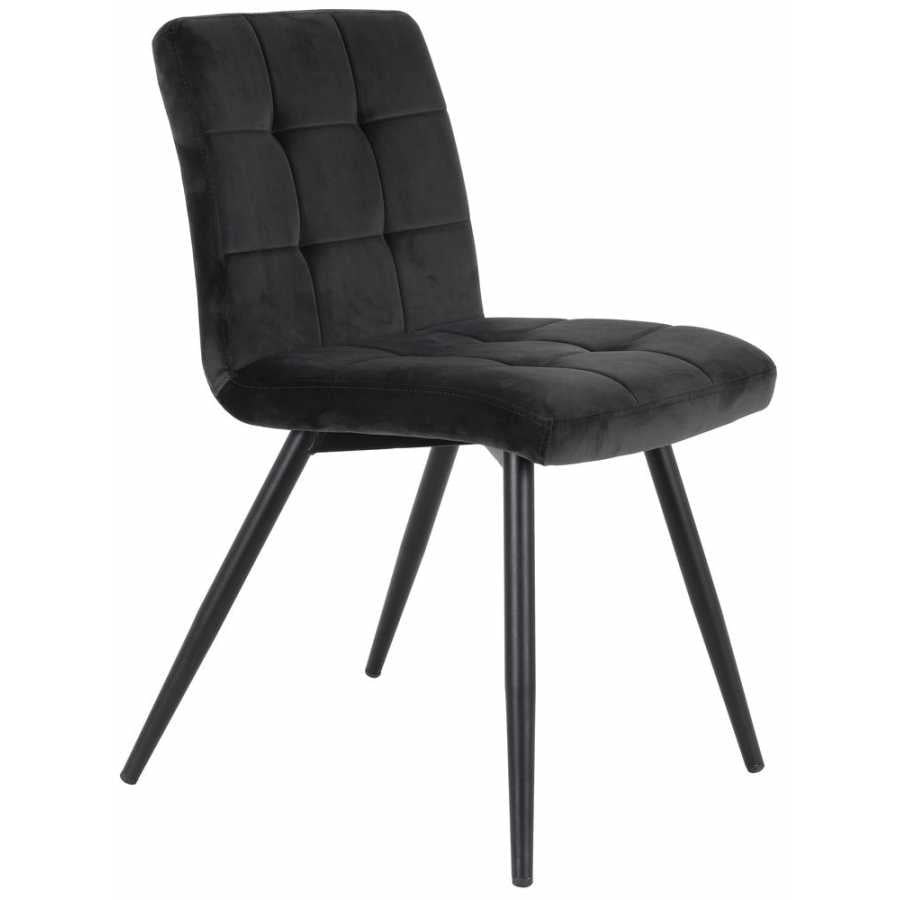 Black Velvet Dining Chair